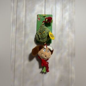 CHRISTMAS The GRINCH Interactive 16”  & MAX CLINKER & SQUEAKY TOYS NWT